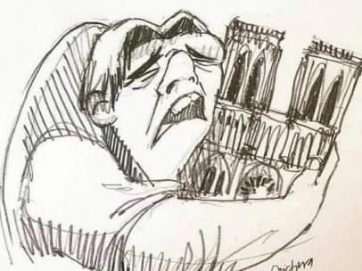 La imagen publicada por Neymar tras la tragedia de Notre Dame