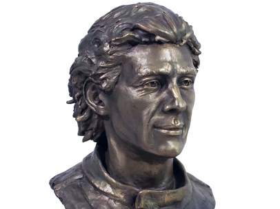 Busto de Ayrton Senna