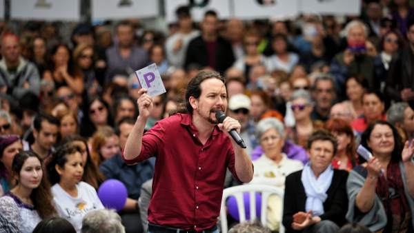 Pablo Iglesias, en Palma. Pablo Iglesias, en Palma.