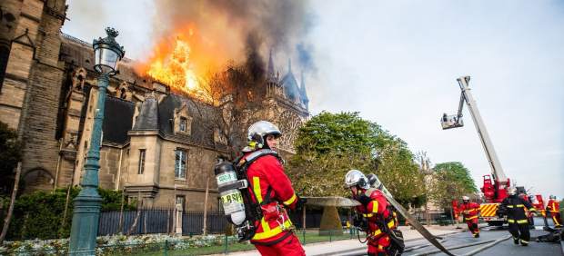 Incendio en Notre Dame
