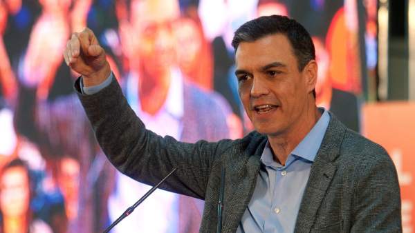 Pedro Sánchez, ayer en Vigo. Pedro Sánchez, ayer en Vigo.