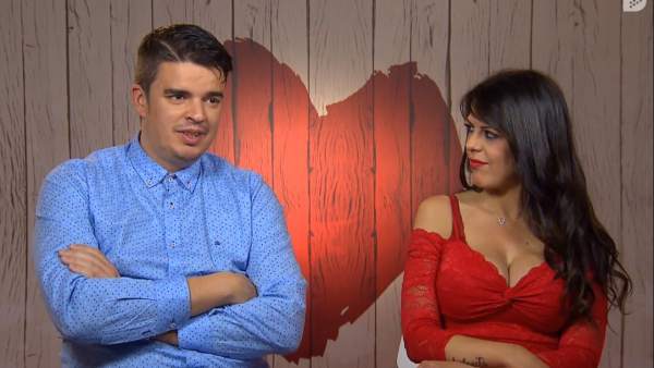 José y Cristina, en 'First dates'. José y Cristina, en 'First dates'.
