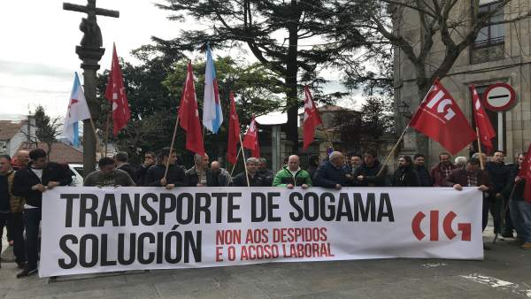 Los transportistas de Sogama comienzan la huelga con una reunión sin avances con la empresa Los transportistas de Sogama comienzan la huelga con una reunión sin avances con la empresa