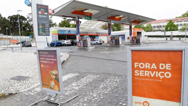 Huelga de transportistas de carburante en Portugal Huelga de transportistas de carburante en Portugal