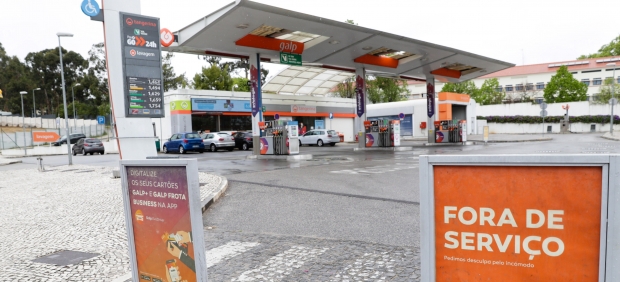 Huelga de transportistas de carburante en Portugal