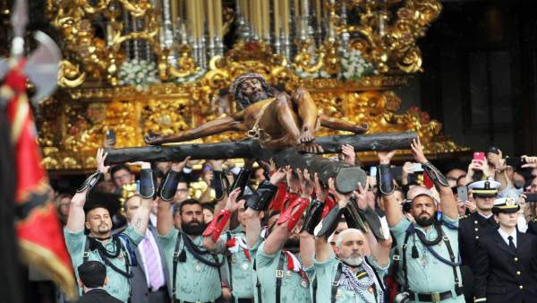 Málaga.- S.Santa.- El desembargo de la Legión y el traslado del Cristo de la Buena Muerte emocionan a Málaga Málaga.- S.Santa.- El desembargo de la Legión y el traslado del Cristo de la Buena Muerte emocionan a Málaga