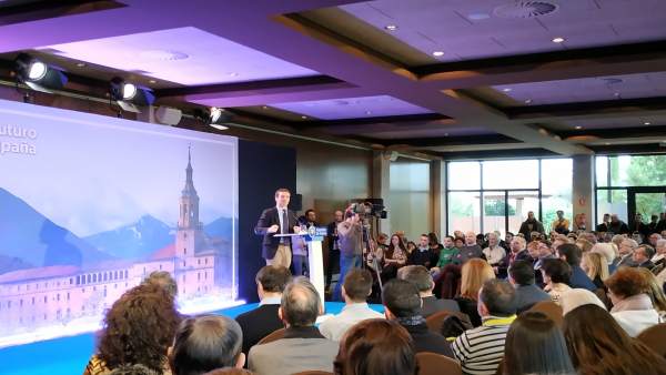 Pablo Casado en Logroño Pablo Casado en Logroño