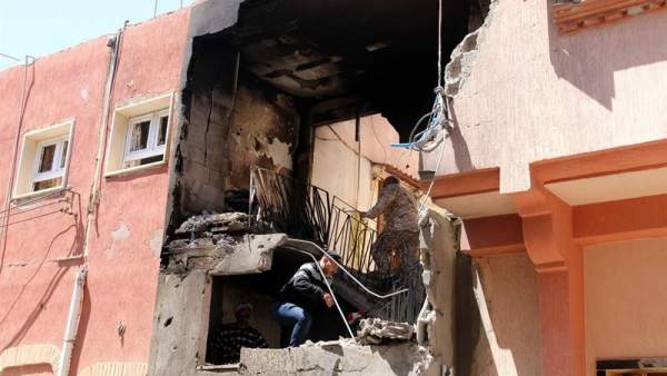 Bombardeo en Trípoli Bombardeo en Trípoli