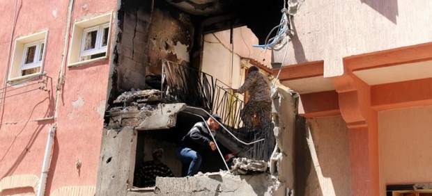 Bombardeo en Trípoli