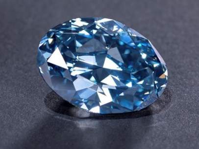 Diamante azul en Botsuana
