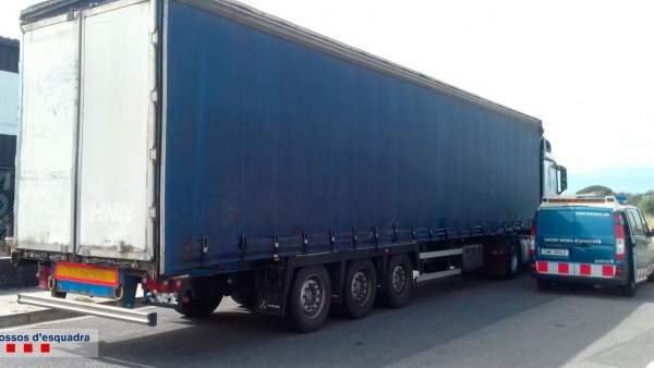 Camionero detenido Camionero detenido