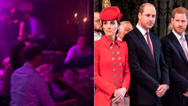 Kate Middleton, junto a los príncipes Guillermo y Harry Kate Middleton, junto a los príncipes Guillermo y Harry