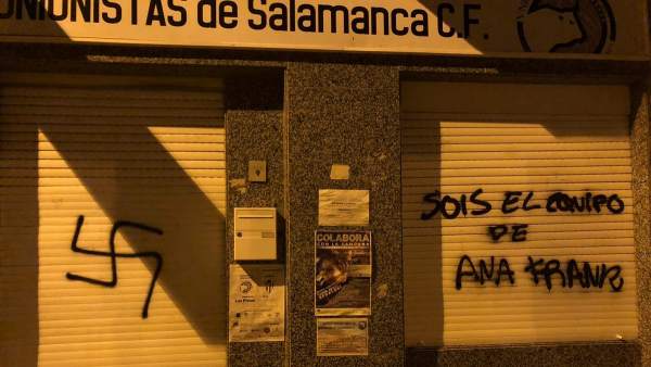La sede de Unionistas, atacada La sede de Unionistas, atacada