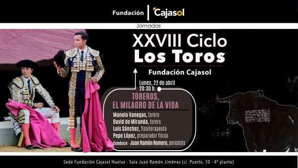 Huelva.- Cajasol.- Manolo Vanegas y David de Miranda cierran el XXVIII ciclo Los Toros Huelva.- Cajasol.- Manolo Vanegas y David de Miranda cierran el XXVIII ciclo Los Toros