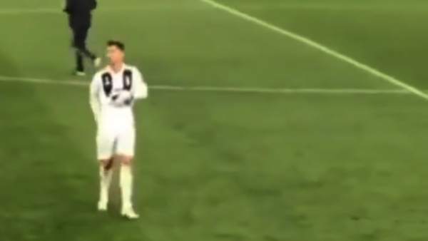 El gesto de Cristiano tras caer eliminado de la Champions El gesto de Cristiano tras caer eliminado de la Champions