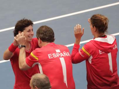 Carla Suárez con España Fed Cup