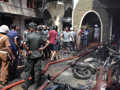 Cadena de explosiones en Sri Lanka