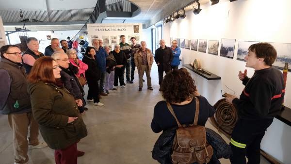 Santander.- Usuarios del Padre Menni y Asociación Personas Sordas conocen la tragedia del Machichaco en Museo Bomberos Santander.- Usuarios del Padre Menni y Asociación Personas Sordas conocen la tragedia del Machichaco en Museo Bomberos