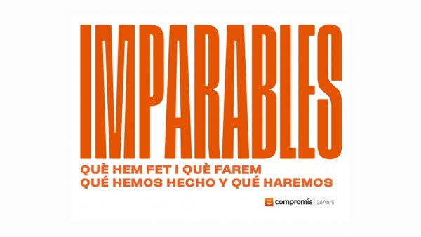 Portada del programa electoral de Compromis Portada del programa electoral de Compromis