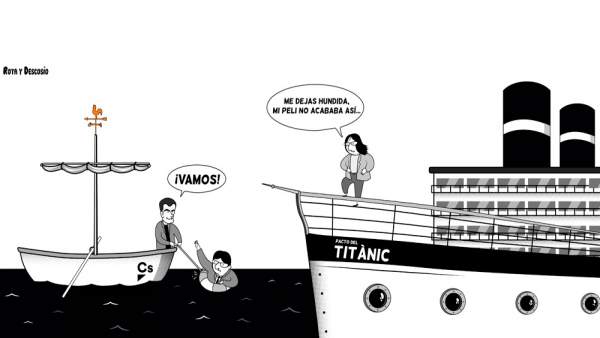 28A.- El PPCV Advierte De Un Posible Pacto PSPV-Cs En Una Viñeta De 'Rota Y Descosío' Rescatados Por Cantó 28A.- El PPCV Advierte De Un Posible Pacto PSPV-Cs En Una Viñeta De 'Rota Y Descosío' Rescatados Por Cantó