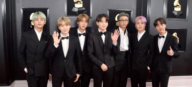 El grupo BTS en los 'Grammy'