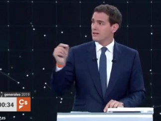 Rivera, durante el debate