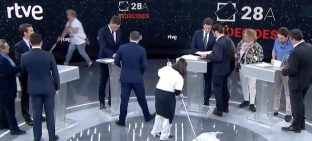 Mopas en el debate electoral de RTVE