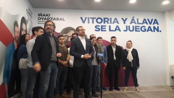28A.- Oyarzábal Pide A Los Autónomos Que Voten Al PP Porque Es El Partido Que Les Va A 'Defender' 28A.- Oyarzábal Pide A Los Autónomos Que Voten Al PP Porque Es El Partido Que Les Va A 'Defender'