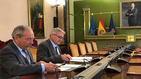 Oviedo.- El Ayuntamiento y la Universidad renuevan su convenio de colaboración Oviedo.- El Ayuntamiento y la Universidad renuevan su convenio de colaboración