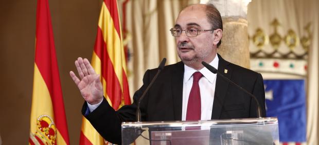 El presidente de Aragón, el socialista Javier Lambán.