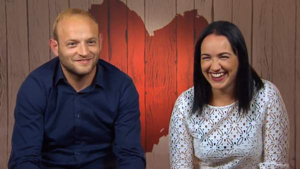 Miguel y Sara, en 'First dates'. Miguel y Sara, en 'First dates'.