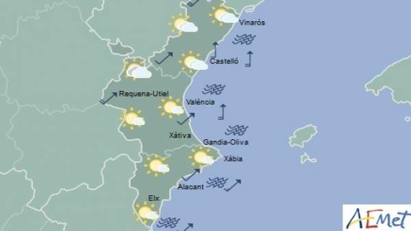 Cielos poco nubosos y temperaturas sin cambios este miércoles en la Comunitat Valenciana Cielos poco nubosos y temperaturas sin cambios este miércoles en la Comunitat Valenciana
