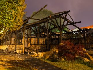 Termas calcinadas en Ourense