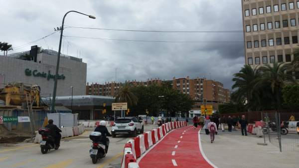 Málaga.- Abierto al tráfico el nuevo desvío del Paso del Nazareno por la obra del metro Málaga.- Abierto al tráfico el nuevo desvío del Paso del Nazareno por la obra del metro