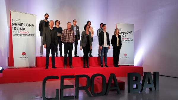 26M.- Geroa Bai Aboga Por La 'Consolidación En El Tiempo' Del 'Cambio Político' En Pamplona Para 'Asegurar Su Impacto' 26M.- Geroa Bai Aboga Por La 'Consolidación En El Tiempo' Del 'Cambio Político' En Pamplona Para 'Asegurar Su Impacto'