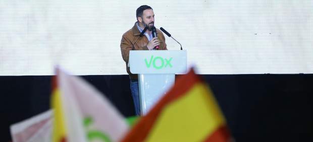 Acto de campaña de Vox en Madrid.