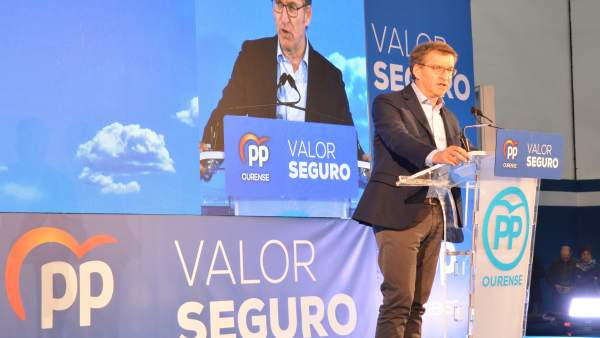 Feijóo recrimina a Sánchez que 'no merece ser presidente con unos partidos que no creen en España' Feijóo recrimina a Sánchez que 'no merece ser presidente con unos partidos que no creen en España'