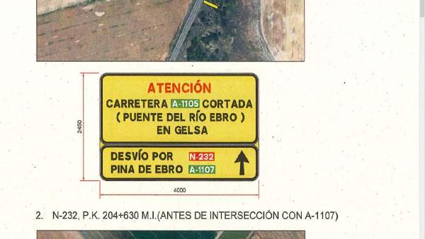 Zaragoza.-La rehabilitación del puente de Gelsa obligará a cerrar la carretera A-1105 desde el 6 de mayo hasta noviembre Zaragoza.-La rehabilitación del puente de Gelsa obligará a cerrar la carretera A-1105 desde el 6 de mayo hasta noviembre
