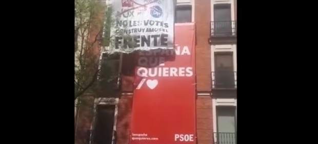 Pancarta Frente Obrero