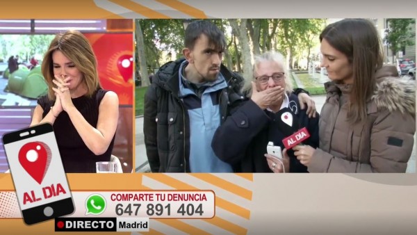 Carme Chaparro llora Carme Chaparro llora