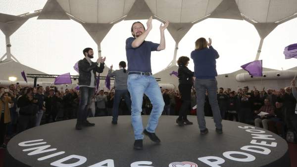 Pablo Iglesias participa en un acto con simpatizantes de Podemos en La Cúpula del Milenio de Valladolid Pablo Iglesias participa en un acto con simpatizantes de Podemos en La Cúpula del Milenio de Valladolid