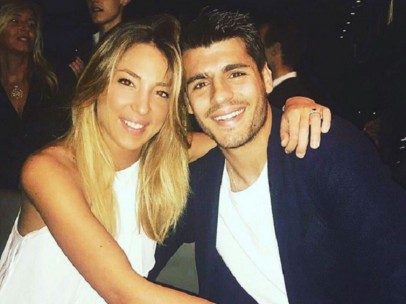 Alice Campello y Álvaro Morata