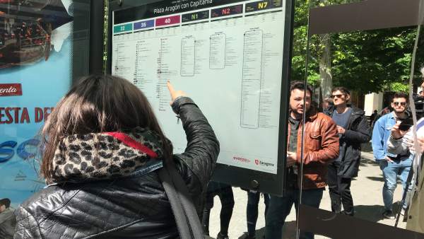 Zaragoza.- La red de autobuses urbanos se rediseña con un grafismo más visual y comprensible Zaragoza.- La red de autobuses urbanos se rediseña con un grafismo más visual y comprensible