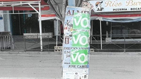 Almería.-28A.-La Junta Electoral insta a Vox a retirar propaganda electoral de varios espacios no autorizados de Níjar Almería.-28A.-La Junta Electoral insta a Vox a retirar propaganda electoral de varios espacios no autorizados de Níjar