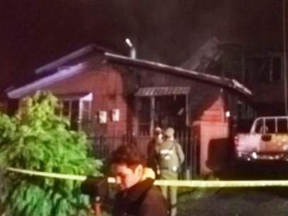 Mueren tres niños en un incendio al sur de Chile.