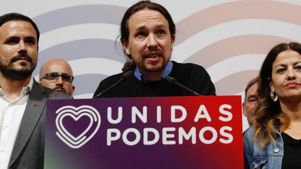 Iglesias valora los resultados de Unidas Podemos Iglesias valora los resultados de Unidas Podemos