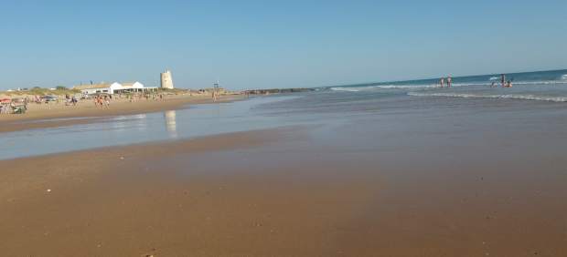 Imagen de la playa de El Palmar (Cádiz)