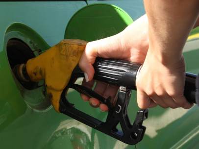 Surtidor de una gasolinera.