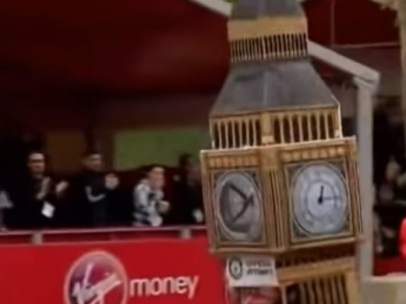 Big Ben corriendo la maratón de Londres