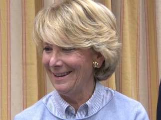 Esperanza Aguirre delcara en el Congreso de los Diputados